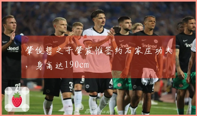 肇俊哲之子肇宸惟签约石家庄功夫，身高达190cm